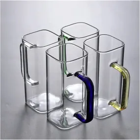 370ml Borosilicate Glass –Durable & Elegant for Cold Coffee & Tea