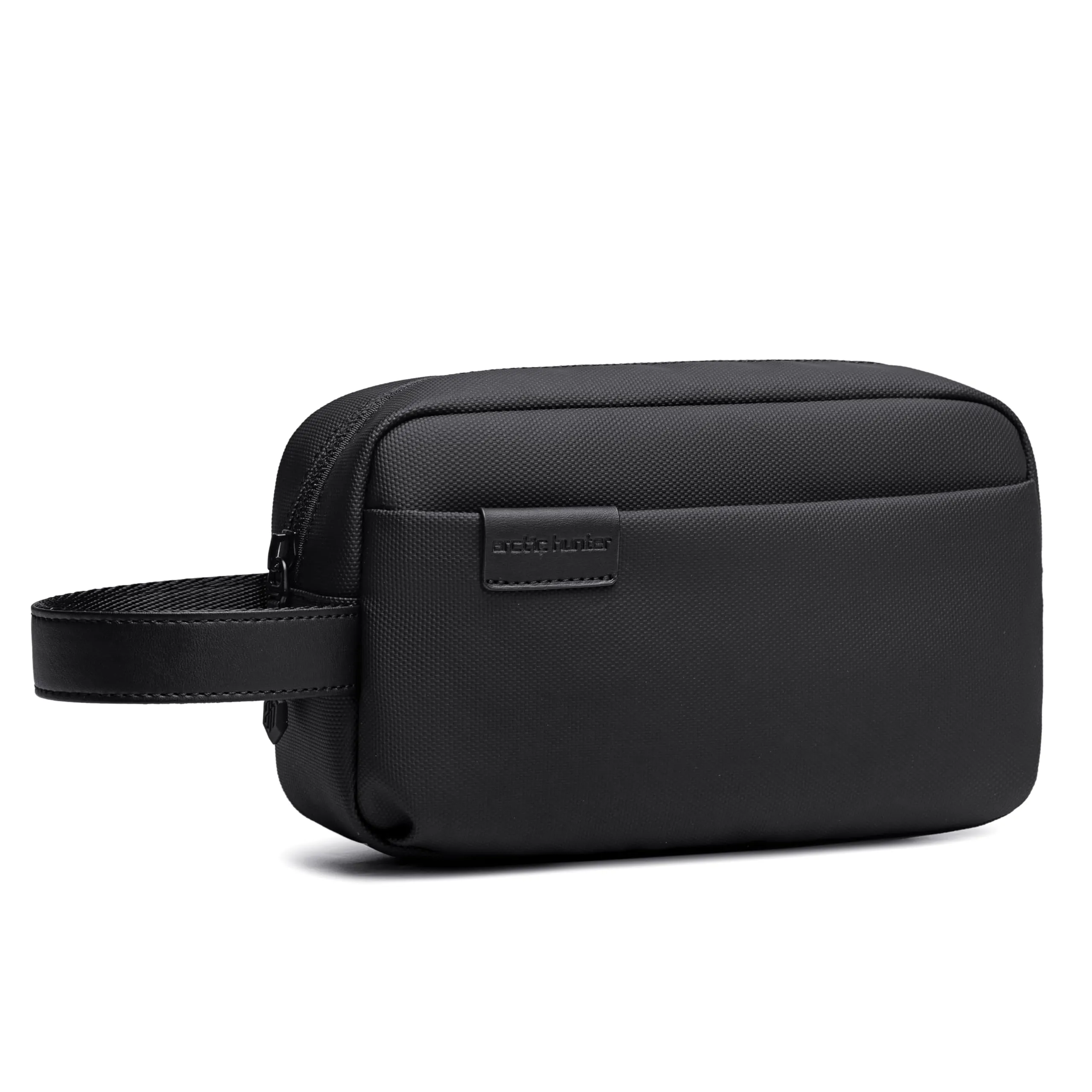 ah arctic hunter Unisex Handbag Durable Premium Water Resistant Carry All Bag with Pockets for Men in Daily Use, K00580 (Solid Black)