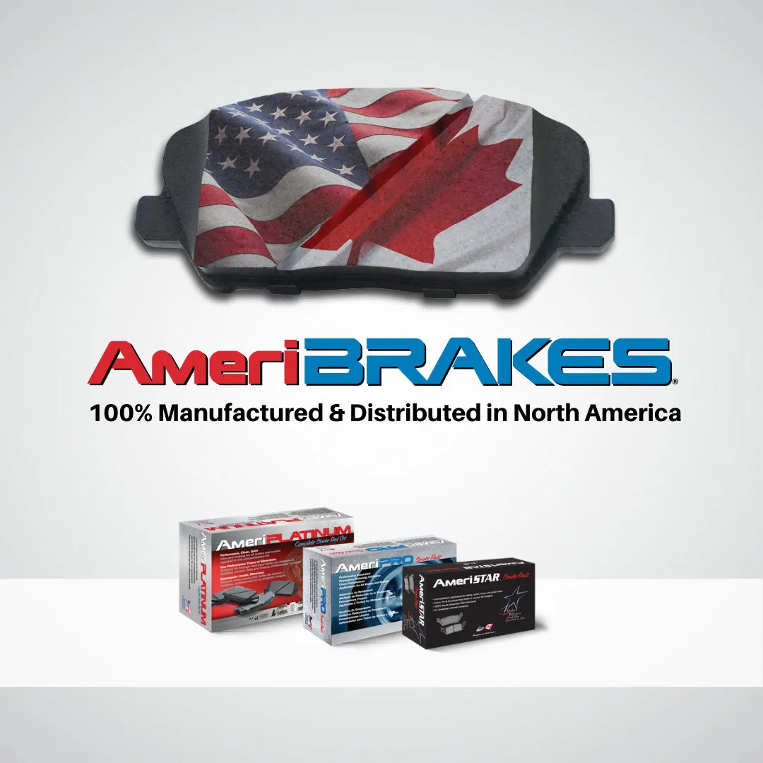 AmeriPLATINUM Fleet Duty Brake Pads For Sprinter 3500 2019-2020 Dual Rear Wheel