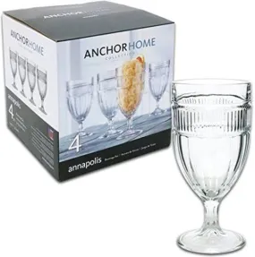 Anchor Hocking 4 Pc Annapolis Beverage Set