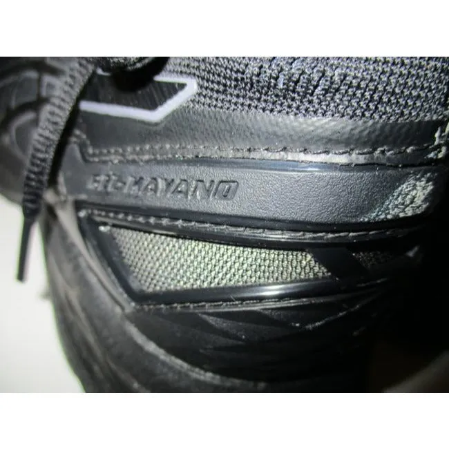 Asics Black Gel Kayano Classic Signature Construction Logo Sneakers Size Us