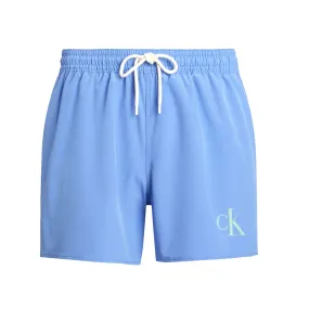 Calvin Klein CK Monogram Swim Shorts Glacier