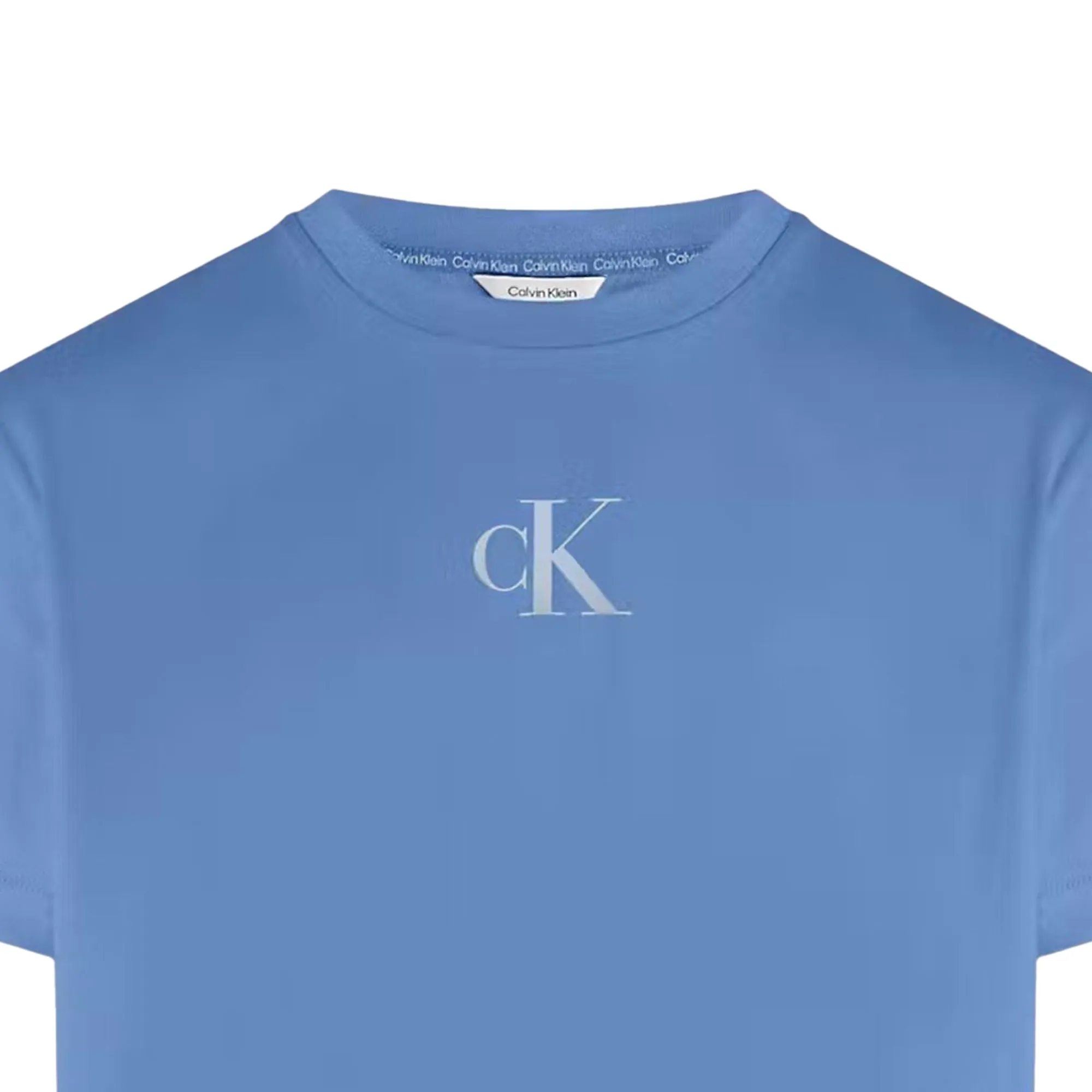 Calvin Klein Graphic Print Crew T-Shirt Glacier