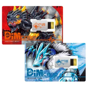 [Clearance][NEW] Vital Bracelet Digital Monster Dim Card Set Vol.01 VOLCANIC BEAT ＆ BLIZZARD FANG  [APR 2021]