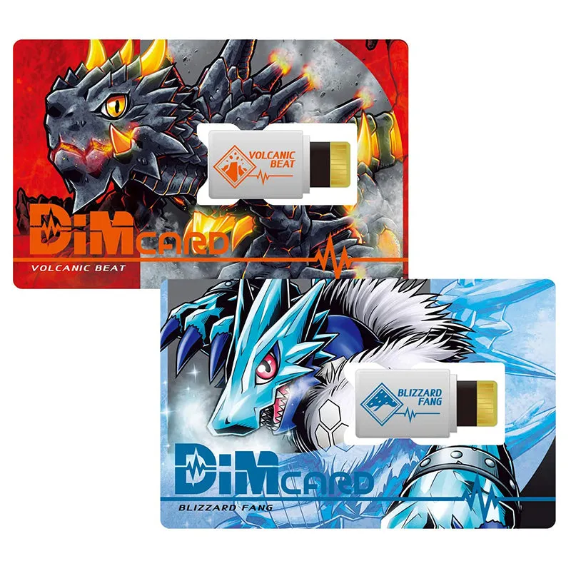 [Clearance][NEW] Vital Bracelet Digital Monster Dim Card Set Vol.01 VOLCANIC BEAT ＆ BLIZZARD FANG  [APR 2021]