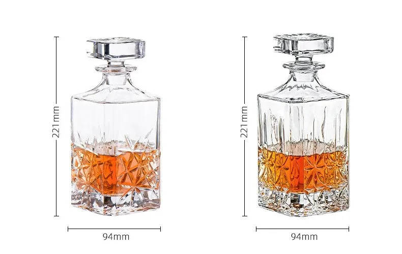 GLACIER WHISKY DECANTER SET