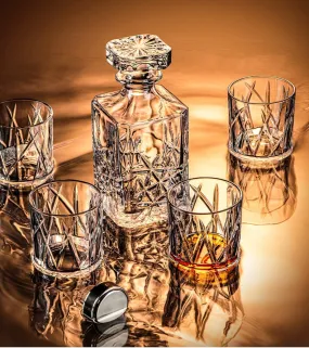 GLACIER WHISKY DECANTER SET