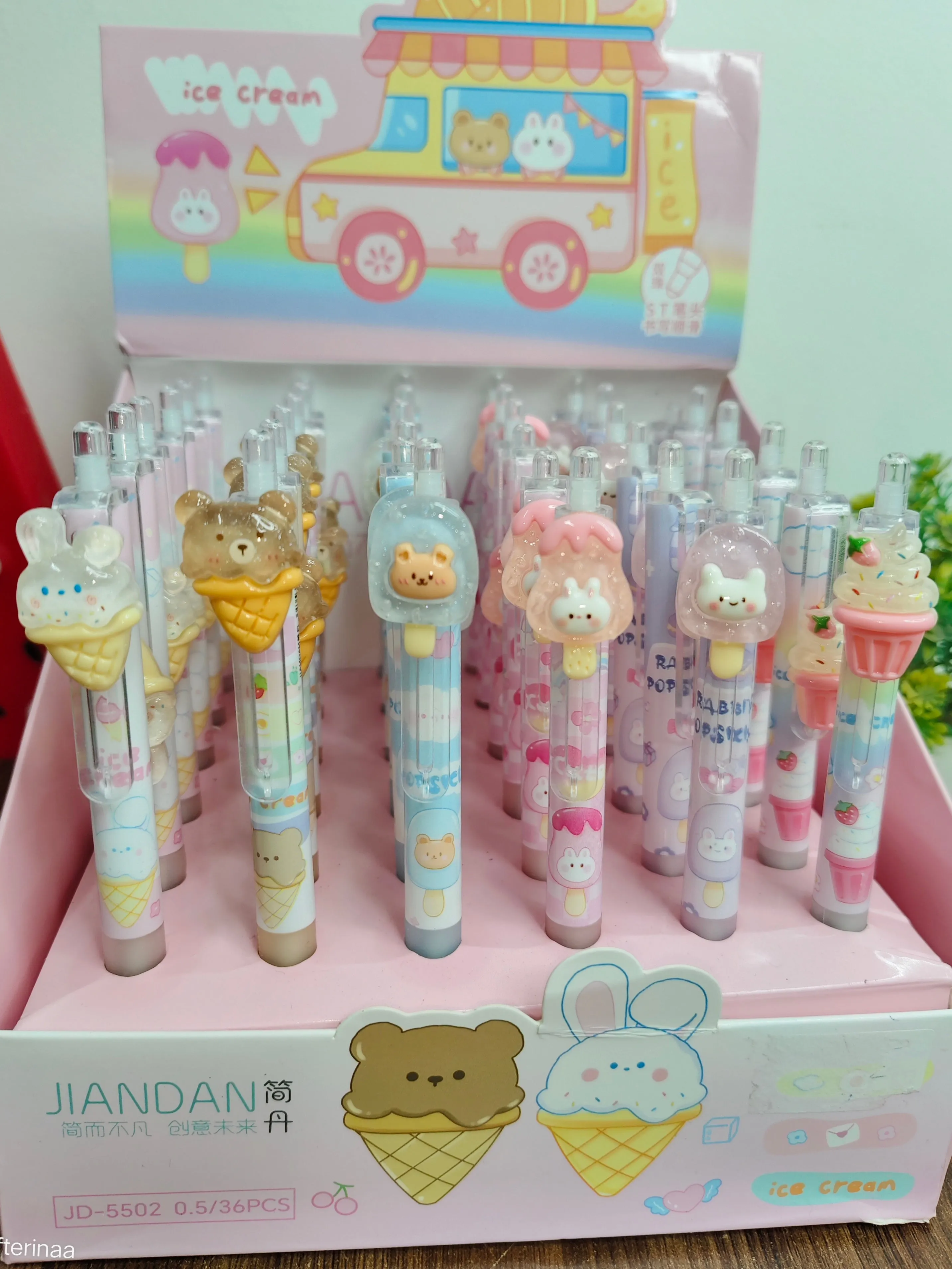 Ice Cream cartoon Gel pens