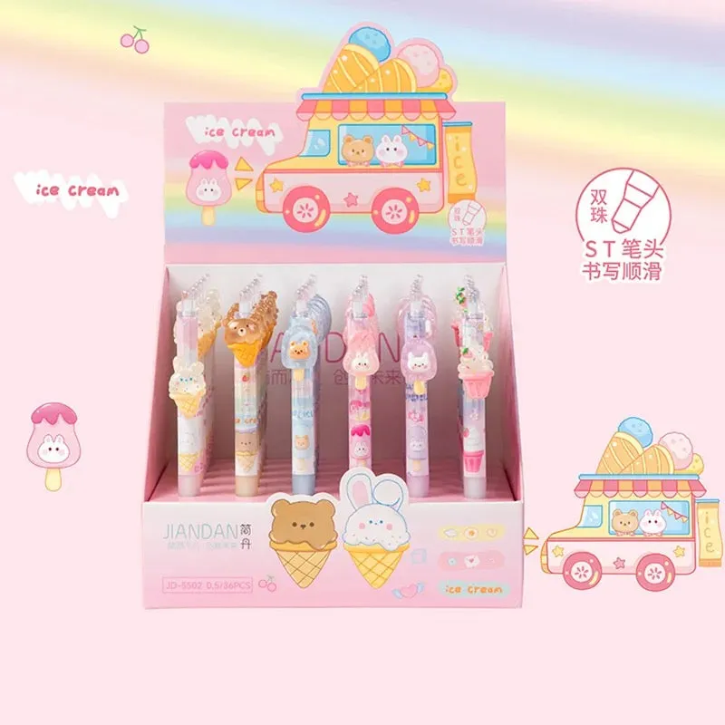 Ice Cream cartoon Gel pens