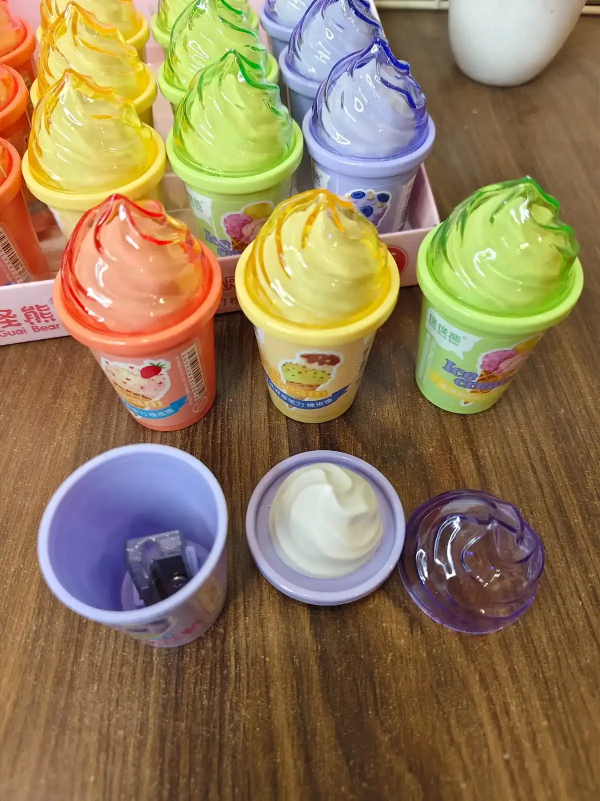 Ice cream Eraser   sharpener