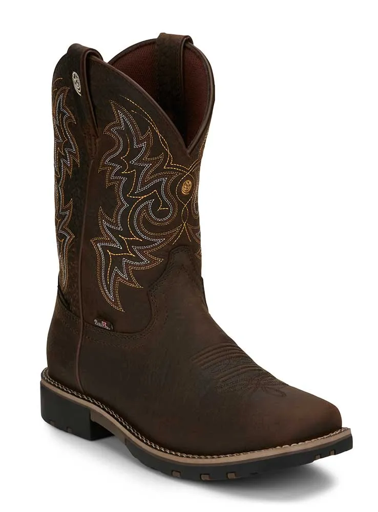 Justin Men's Fireman 11 Inch WP Work Boot