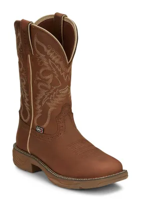 Justin Women's Rush 11 Inch WP Work Boot Rustic