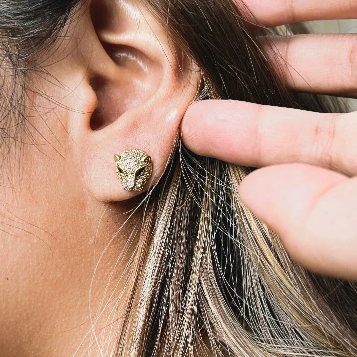 'NALA' Panther Studs