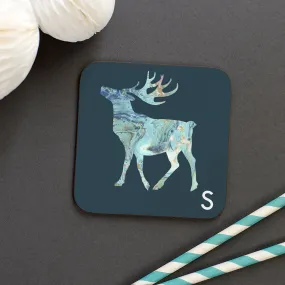 Personalised Marble Arctic Animal Coaster