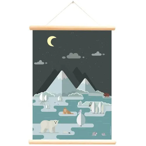 Poster With Hanger Polar Animals
