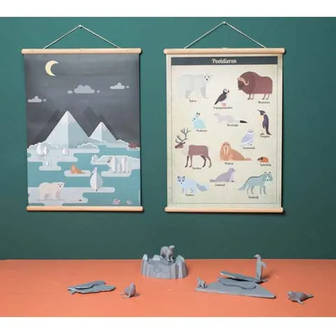 Poster With Hanger Polar Animals