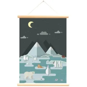 Poster With Hanger Polar Animals